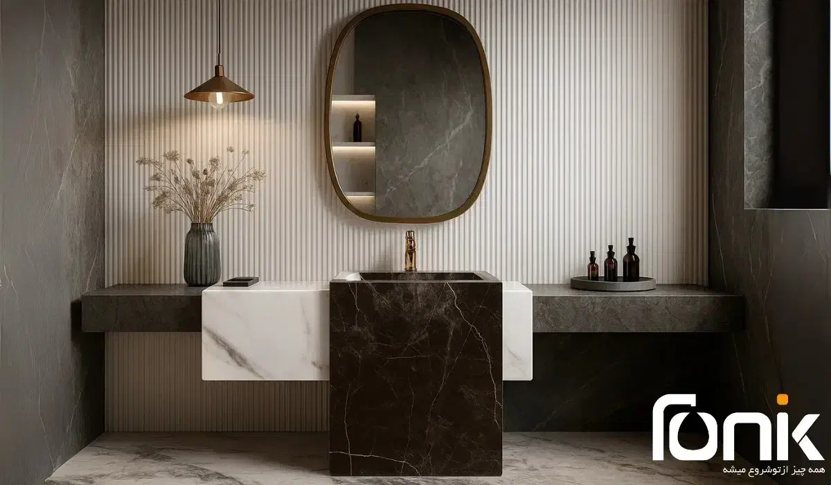 روشویی Azarsink|لوازم سرویس بهداشتی|ارومیه, |دیوار