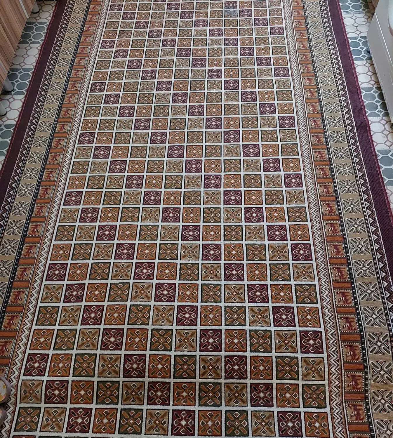 گلیم|گلیم، جاجیم، گبه|کرمانشاه, |دیوار