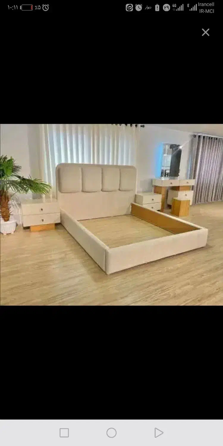 تخت خواب دونفره مدل تدی عمده وتک فقط 12ونیم|تخت و سرویس خواب|نیشابور, شهرک بسیج|دیوار