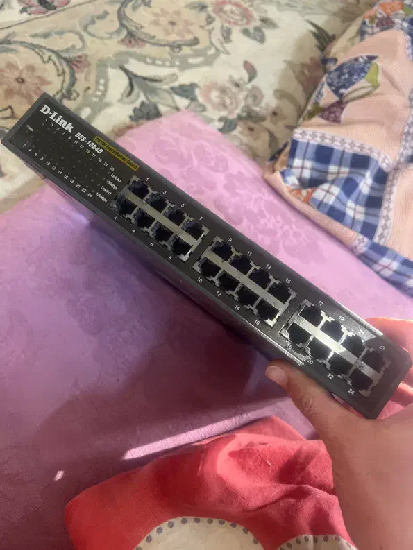 سوییچ 24 پورت شبکه 1024D|مودم و تجهیزات شبکه|قم, باجک سه|دیوار