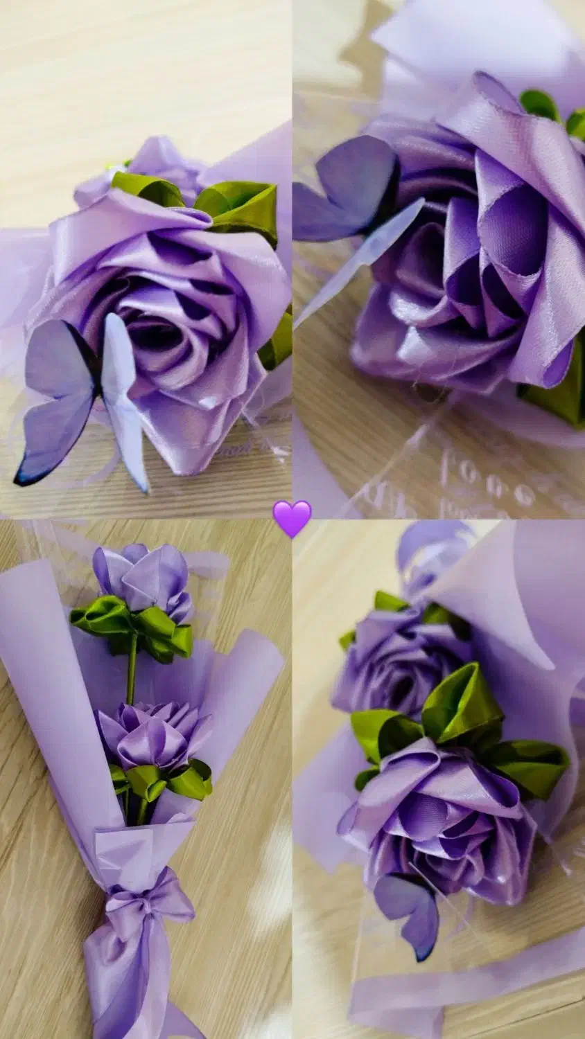 گل روبانی دو شاخه دلبر|گل مصنوعی|ارومیه, |دیوار