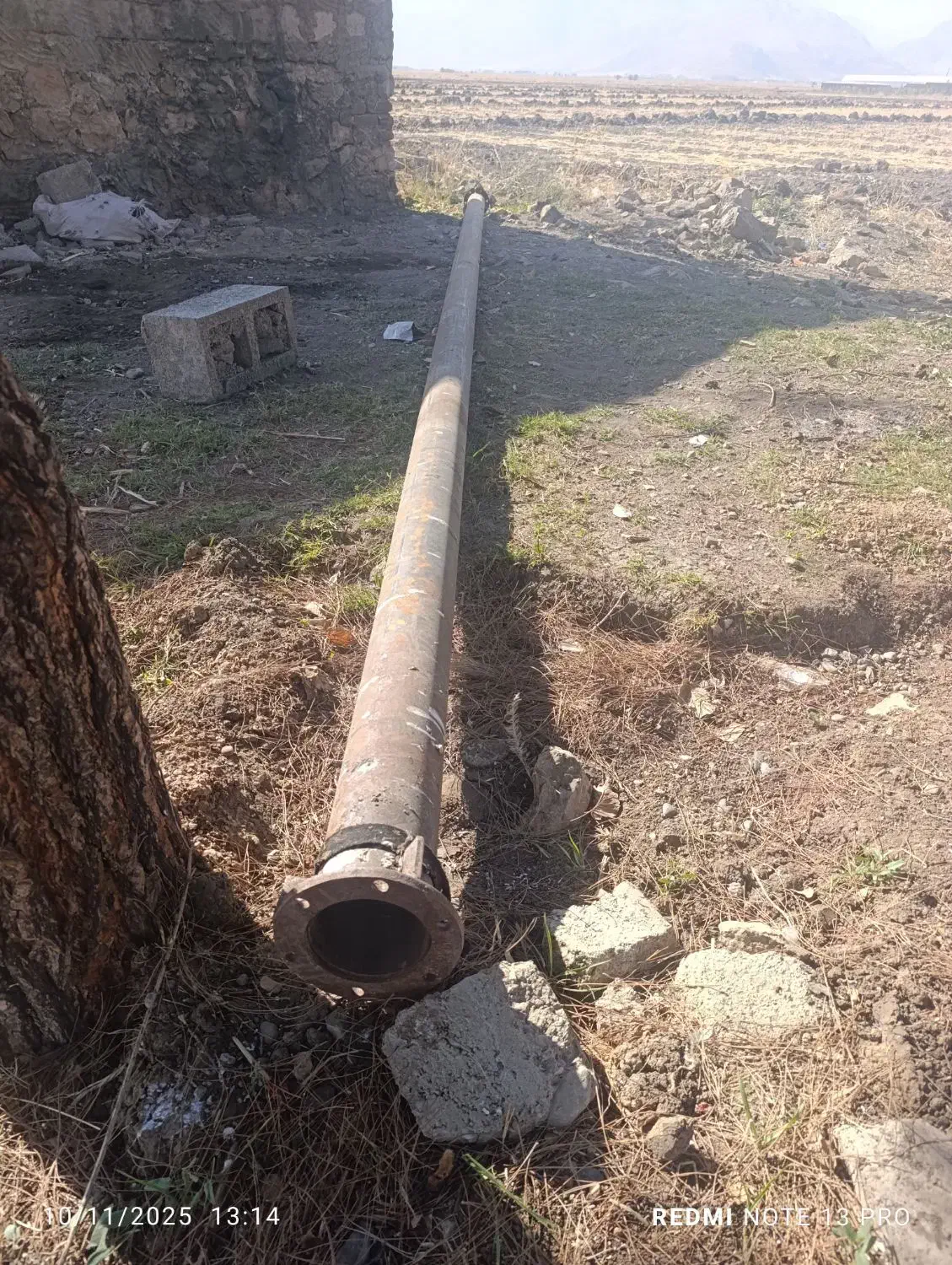 یک شاخه لوله 6متری 4اینچ مخصوص داخل چاه نو نو|ابزارآلات|صحنه, |دیوار