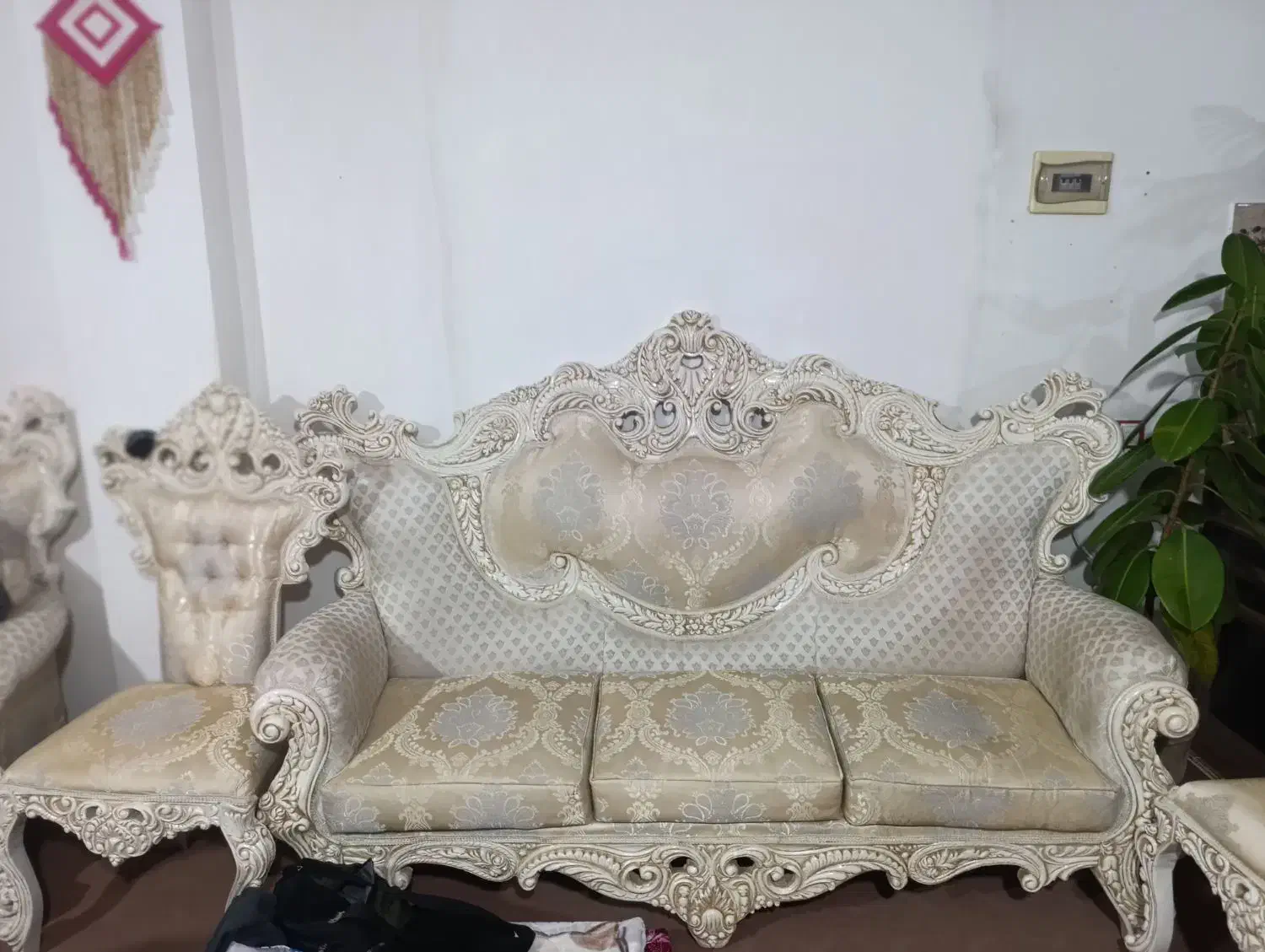 مبل سلطنتی 9نفره|مبلمان خانگی و میز عسلی|شاهین دژ, |دیوار