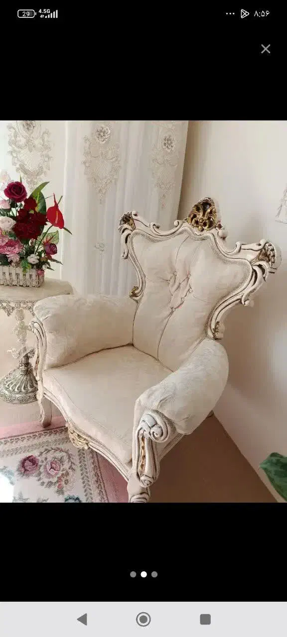 مبل ۷ نفره سلطنتی با ۳ میز|مبلمان خانگی و میز عسلی|تبریز, |دیوار