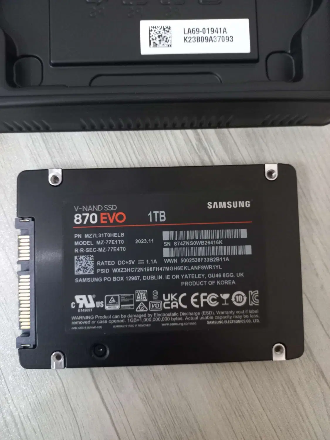 SSD SUMSUNG 870 EVO 1TB (اصل کره)|قطعات و لوازم جانبی رایانه|تهران, ظهیرآباد|دیوار