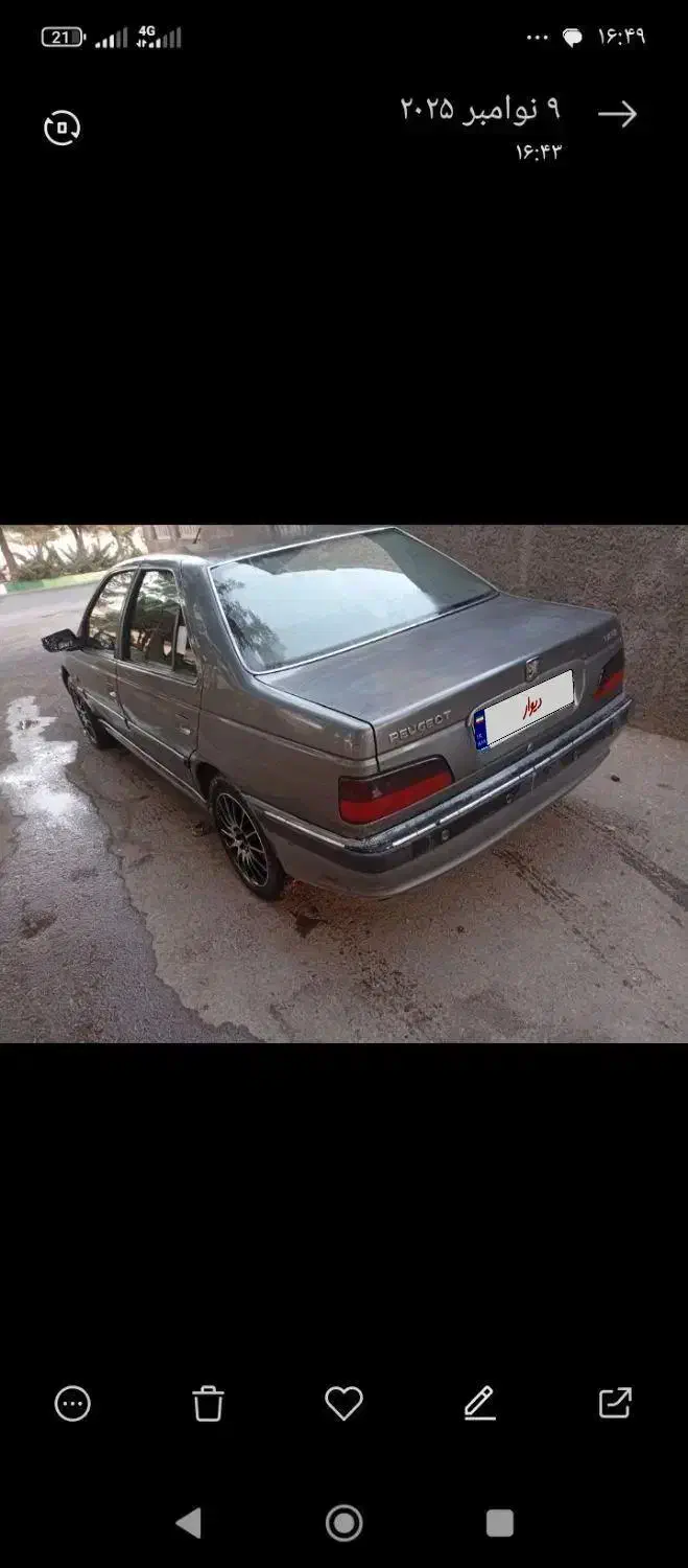 پارس 93 بیرنگ رینگ اسپرت 16فولادی داشبورد سوناتایی|خودرو سواری و وانت|شاهرود, |دیوار