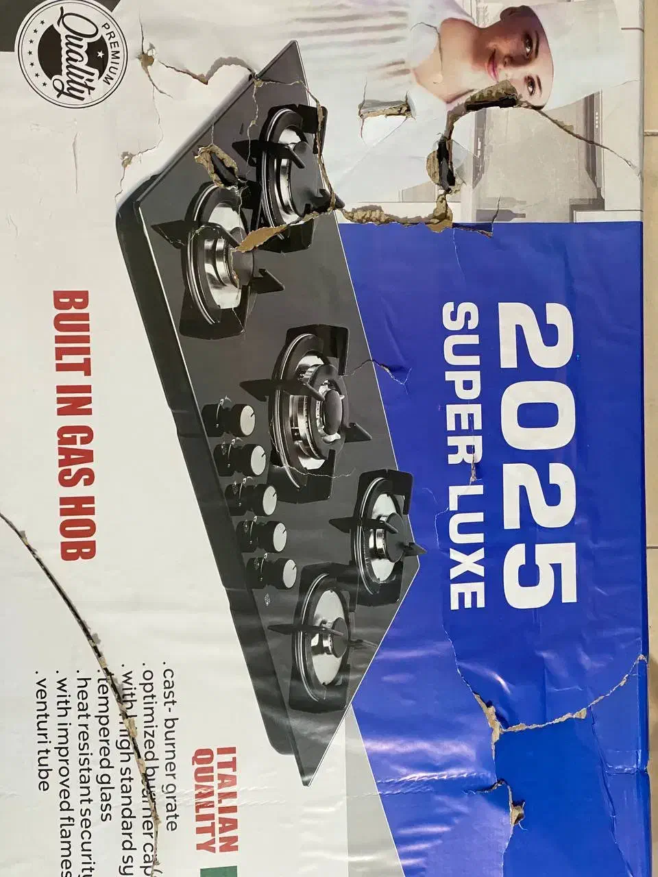 گاز توکار ۵ شعله|اجاق گاز و لوازم برقی پخت‌وپز|فولادشهر, B7|دیوار