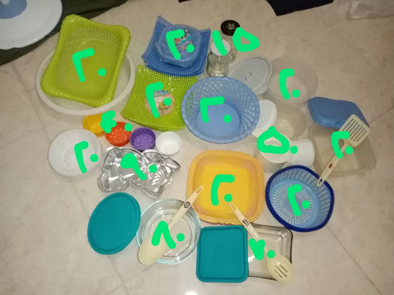 ظروف پلاستیکی وشیشه|ظروف نگهدارنده، پلاستیکی، یکبارمصرف|گرگان, |دیوار