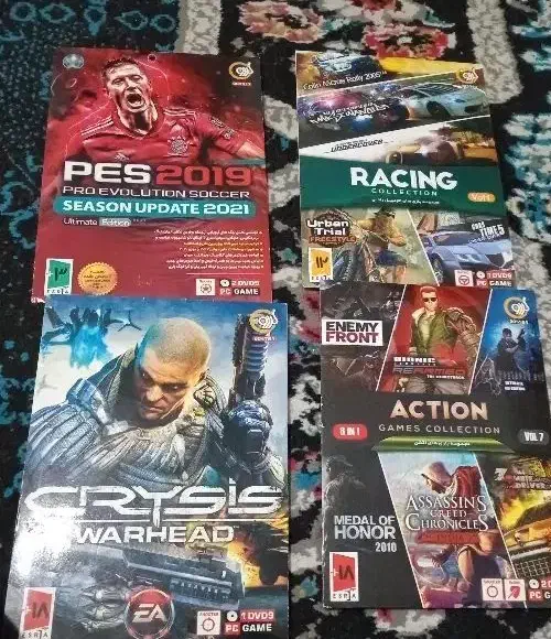 چهار عدد بازی کامپیوتری|کنسول، بازی ویدئویی و آنلاین|یاسوج, |دیوار