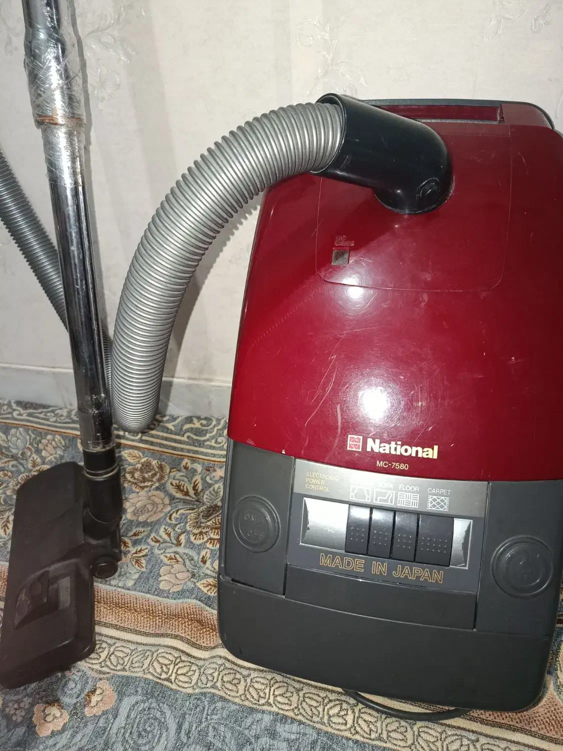 جارو برقی National ژاپنی 1250وات|جاروبرقی، جارو شارژی، بخارشو|تهران, شهران جنوبی|دیوار