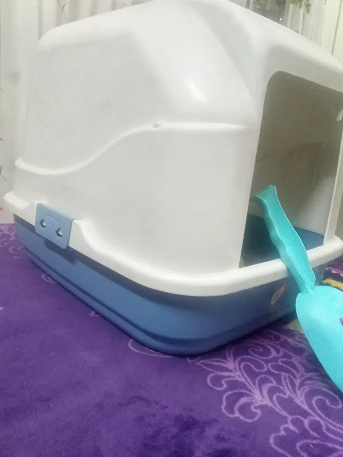 باکس خاک گربه درب دار همراه با بیلچه|لوازم جانبی حیوانات|تهران, صد دستگاه|دیوار