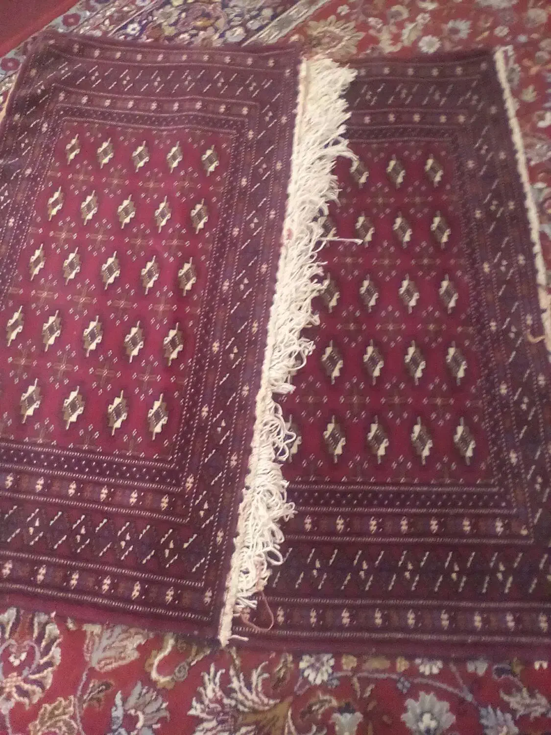 یک جفت پشتی دست باف|پشتی|ورامین, ورامین|دیوار