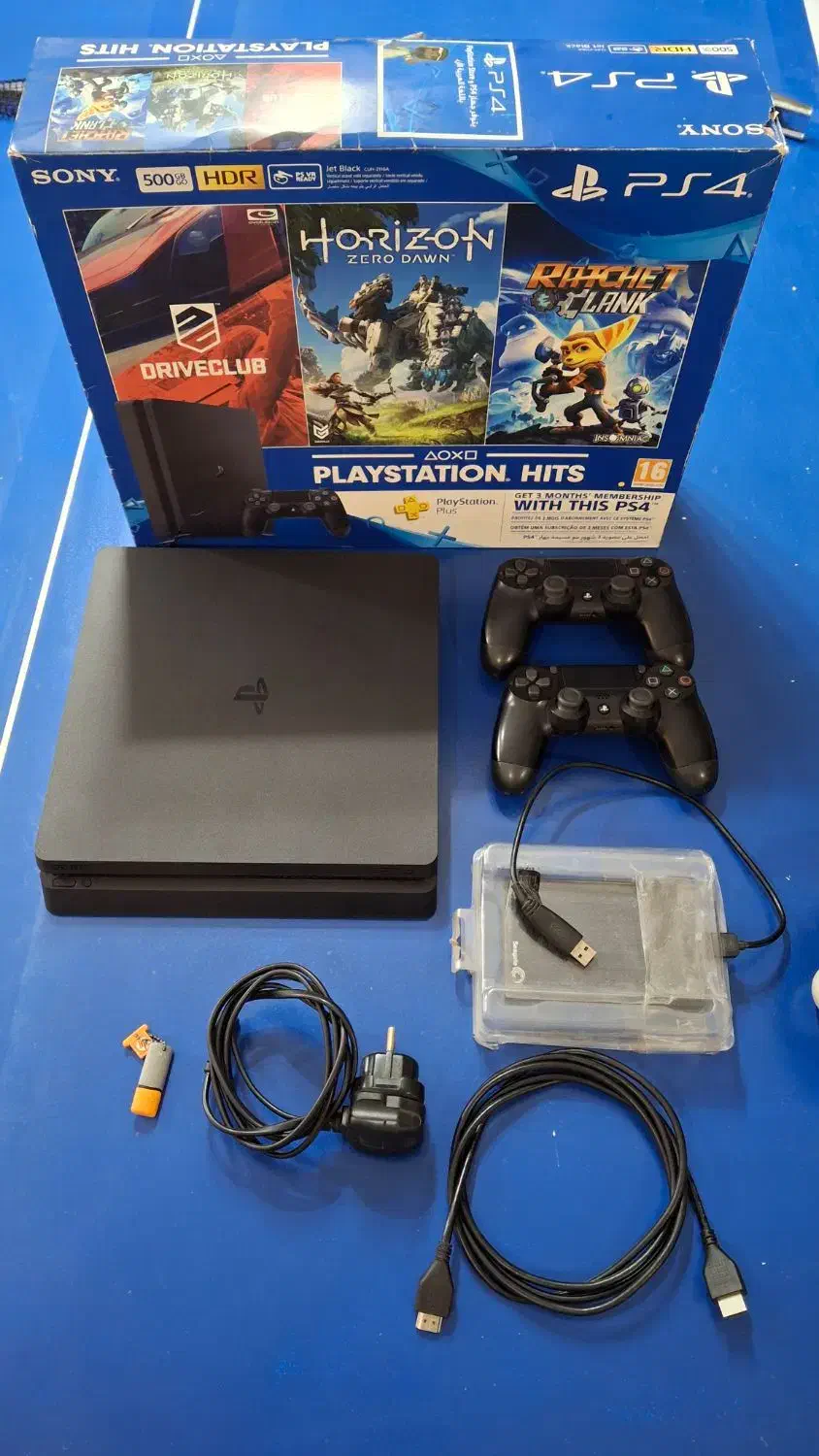 PS4 SLIM 500GB  دوسته فول|کنسول، بازی ویدئویی و آنلاین|کرج, ساماندهی|دیوار