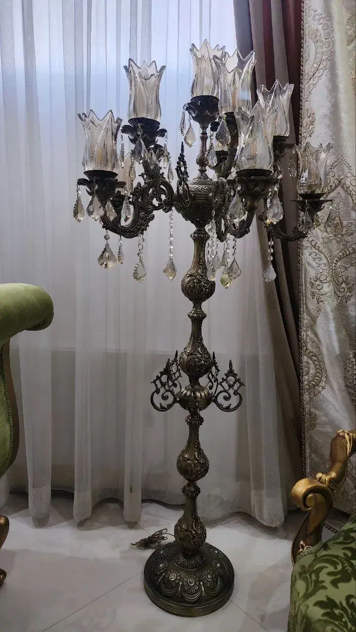 چلچراغ ۱۱ شاخه|لوستر و چراغ آویز|مشهد, حجت|دیوار