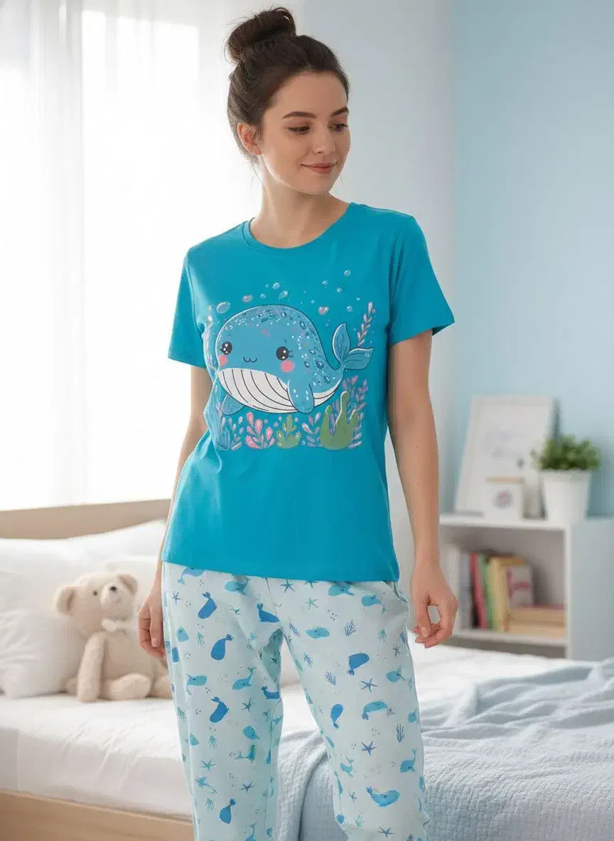 ست تیشرت و شلوار  زنانه طرح فانتزی|لباس|شیراز, شهرک سراج‎|دیوار