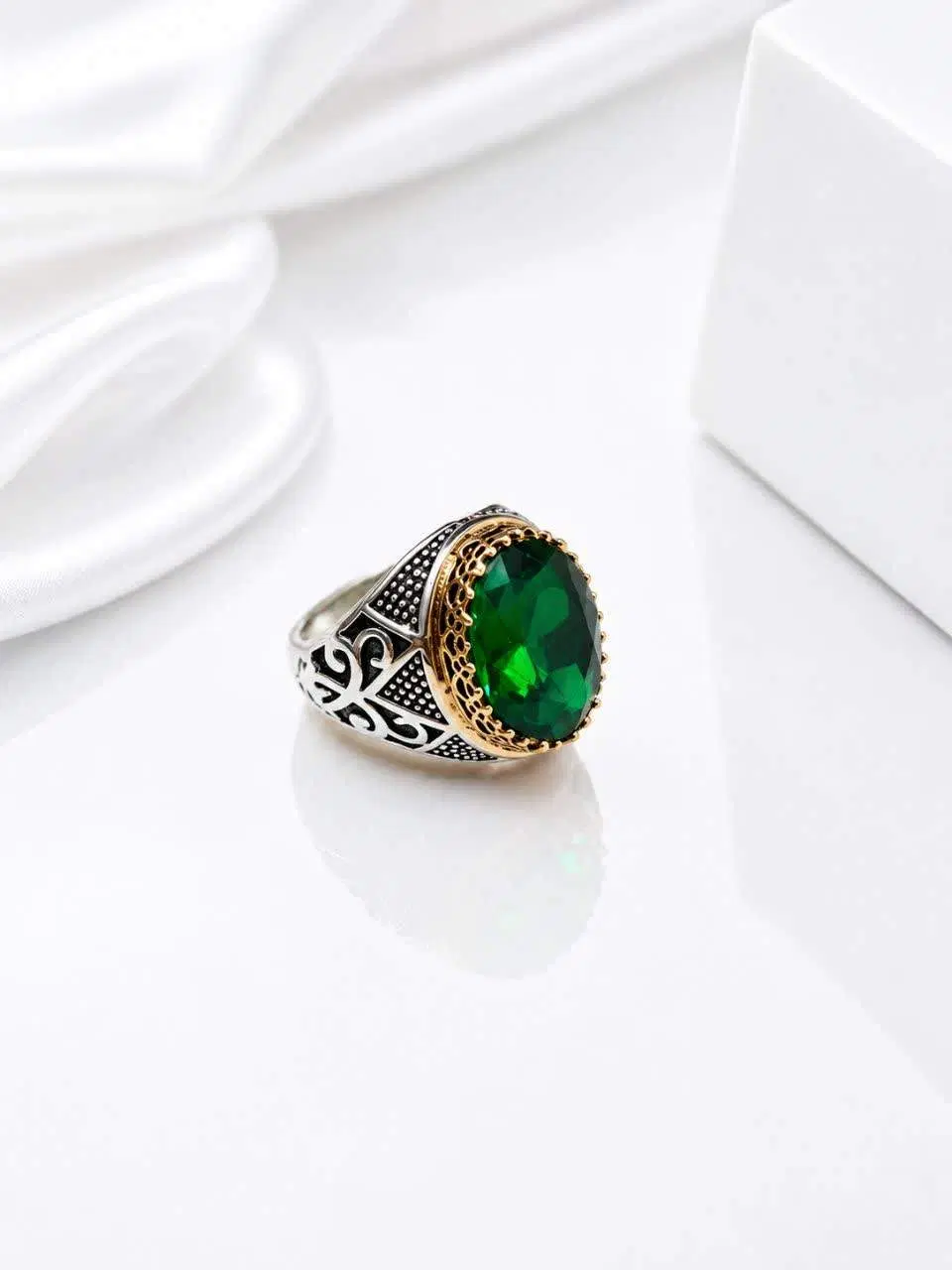 انگشتر مردانه استیل ابکاری نقره360هزارتومن|بدلیجات|اصفهان, فیض|دیوار