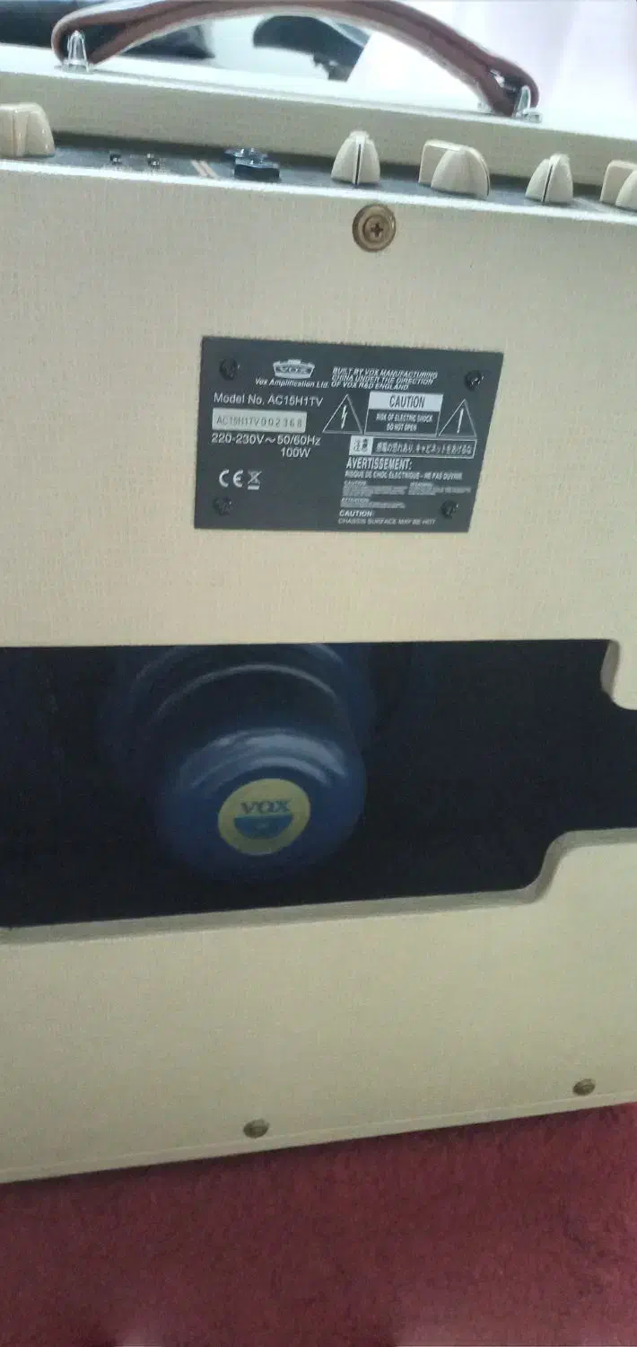 آمپ vox ac15 h1tv|گیتار، بیس، امپلیفایر|اسلامشهر, شهرک مفیدی|دیوار