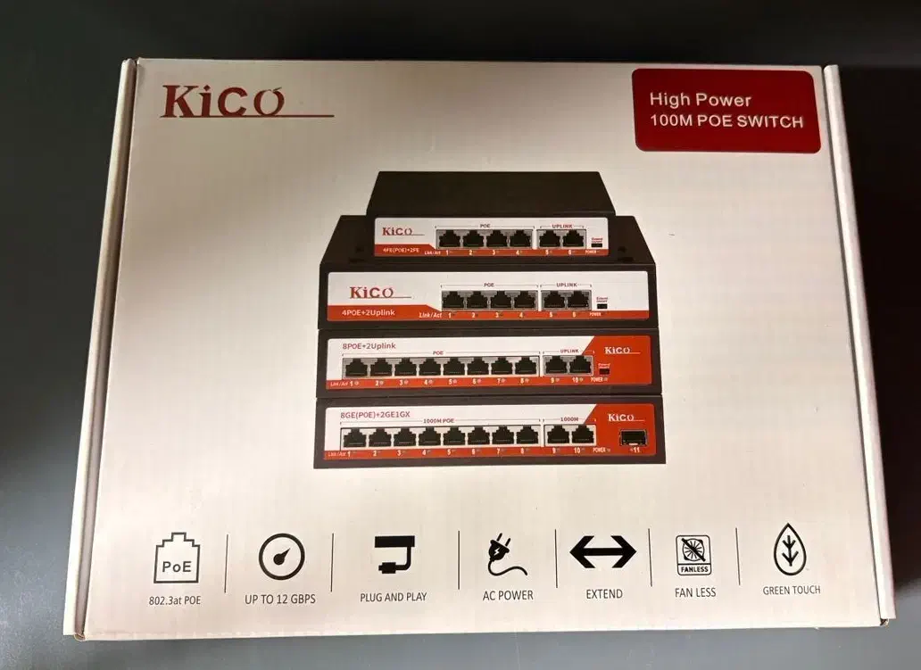 سوییچ شبکه ۱۰ پورت کیکو|مودم و تجهیزات شبکه|تهران, جنت‌آباد شمالی|دیوار