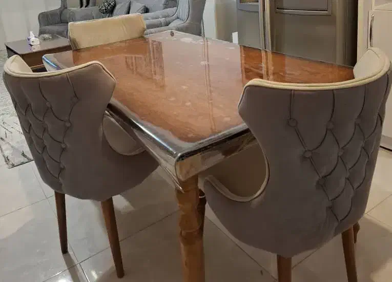 میز ناهارخوری خوری چوبی6نفره  پولیستر|میز و صندلی غذاخوری|بوکان, |دیوار