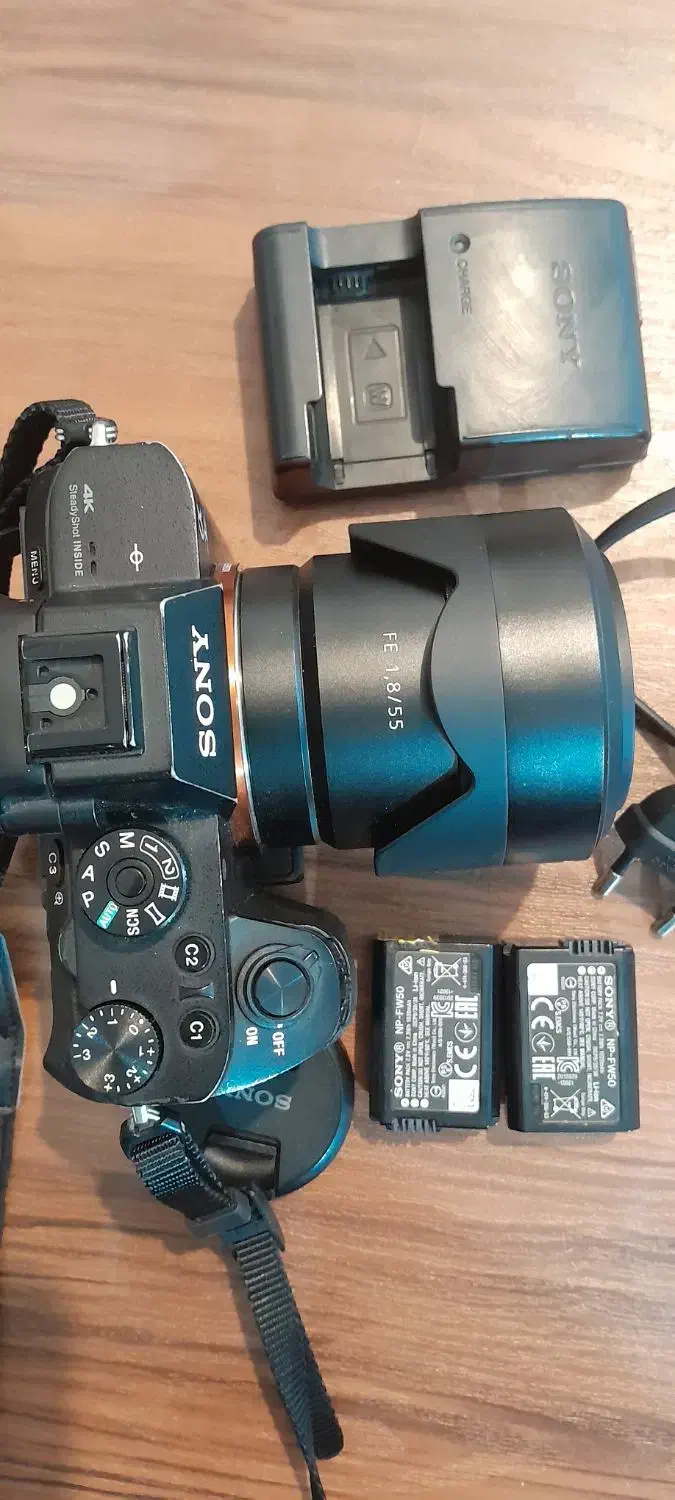 دوربین آلفا a7sii و لنز زایس ۵۵ f1.8|دوربین عکاسی و فیلمبرداری|تهران, پونک|دیوار