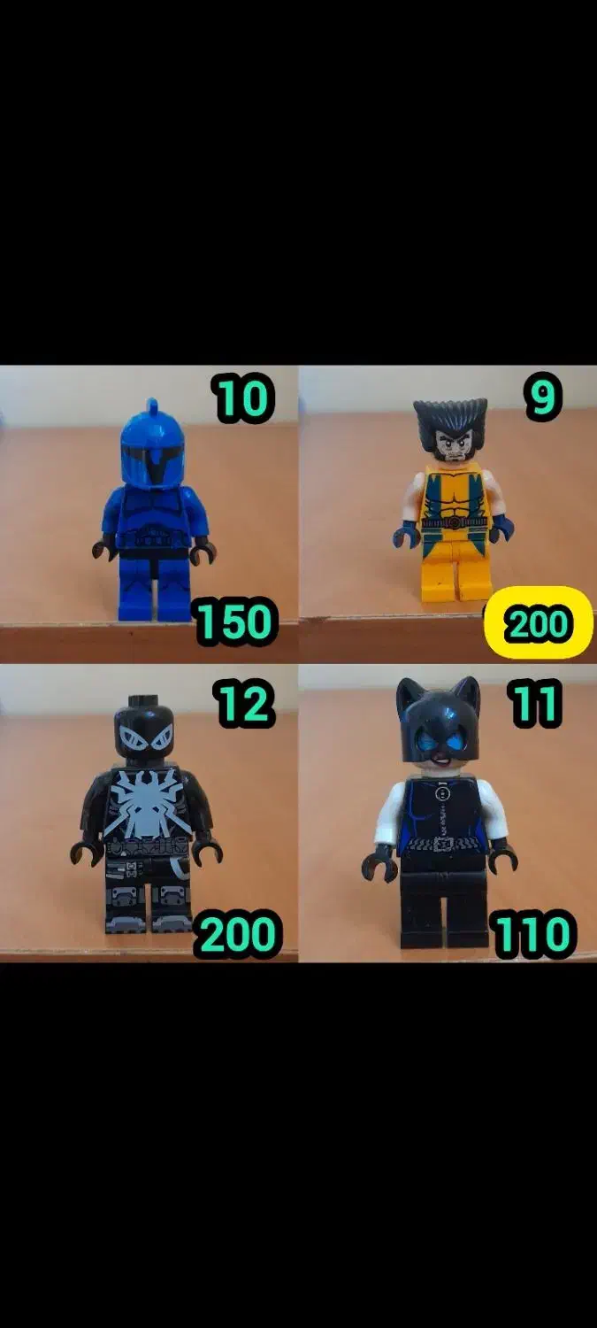 فروش فوری عروسک لگو مینی فیگور و ست کامل|کلکسیون و سرگرمی|رشت, استادسرا|دیوار