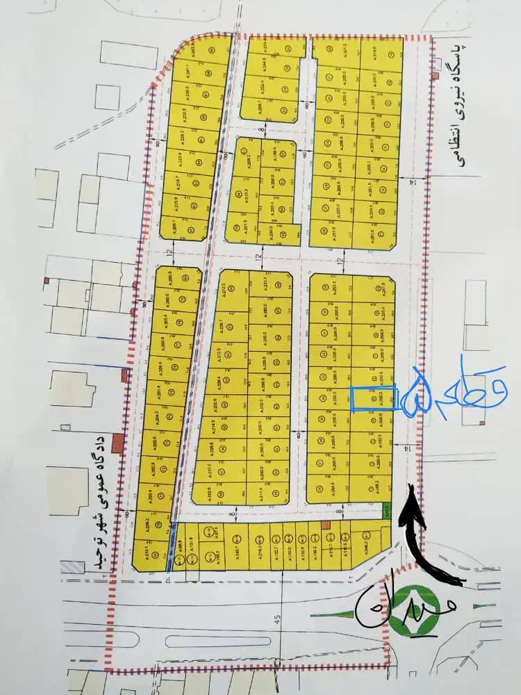 زمین تجاری در مرکز شهر توحید (داخل طرح)|فروش زمین و ملک کلنگی|هلیلان, |دیوار