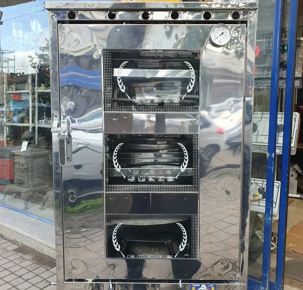 فر گازی استیل|اجاق گاز و لوازم برقی پخت‌وپز|رشت, چمارسرا|دیوار