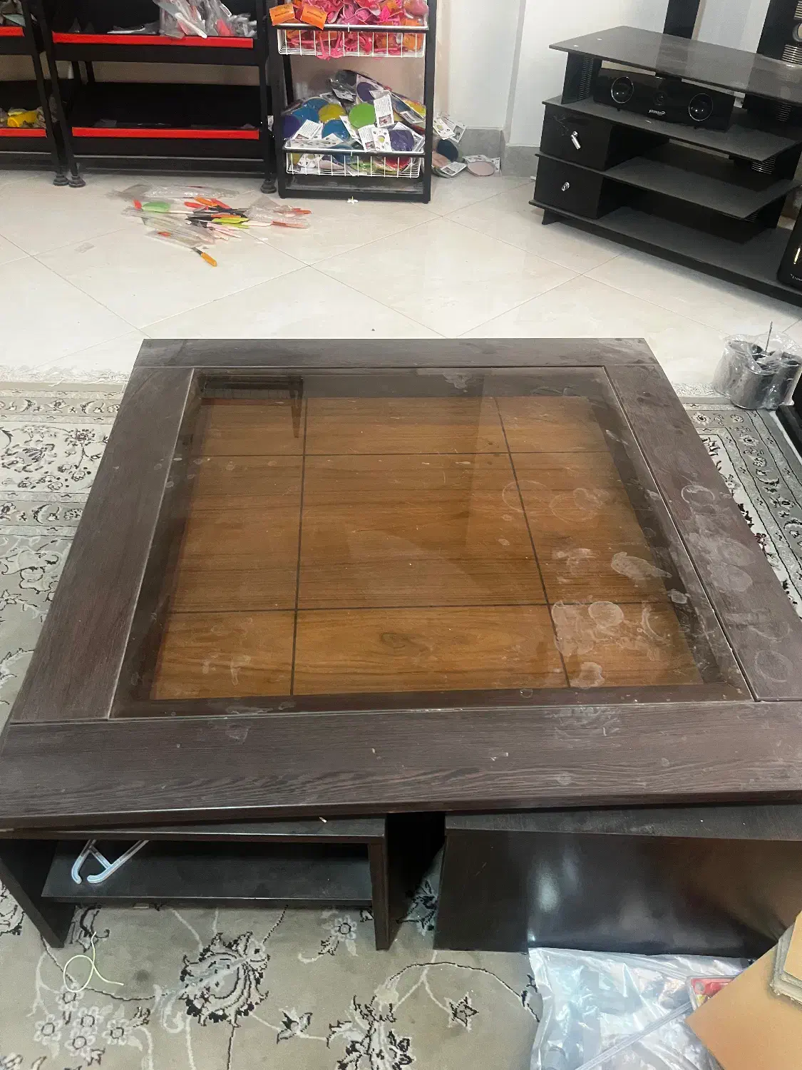 میز جلو مبلی و گلمیز|مبلمان خانگی و میز عسلی|برخوار, |دیوار