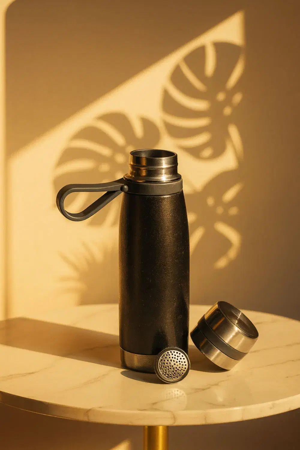 قمقمه استیل دو جداره چای ساز وکیفیت بالا و ضدنشت|ظروف نگهدارنده، پلاستیکی، یکبارمصرف|کلاله, |دیوار