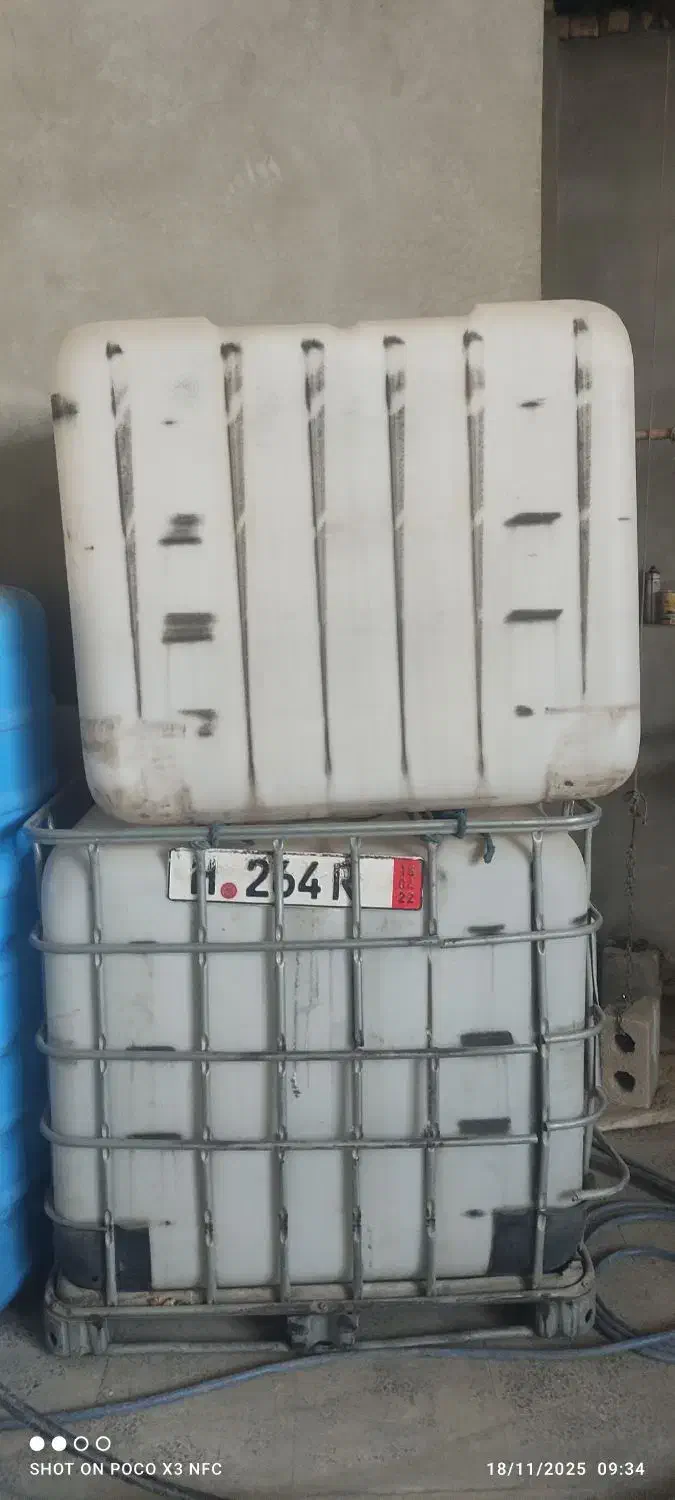 تانک آب 100 لیتری. برای باغ|ظروف نگهدارنده، پلاستیکی، یک‌بارمصرف|ابریشم, |دیوار