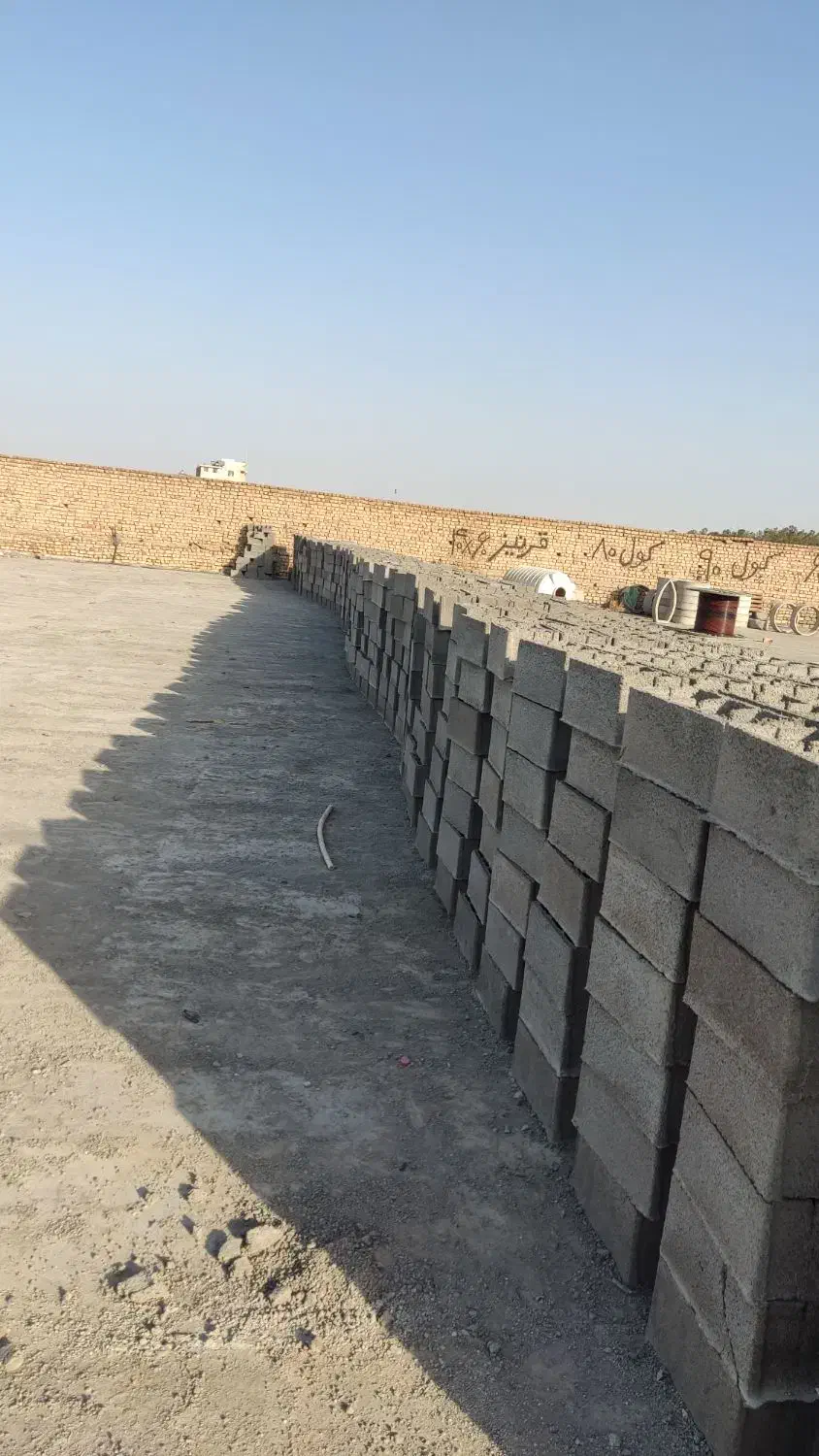 فروش بلوک سیمانی20*40*20 و37-17*15|مصالح و تجهیزات ساختمان|کاشان, قطب راوندی|دیوار