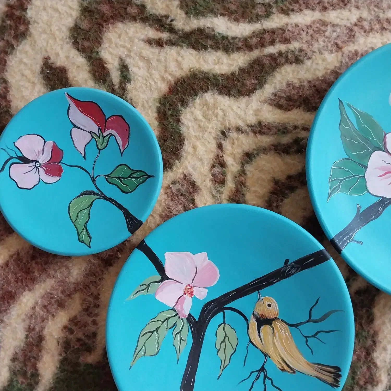 دیوار کوب فیروزه ای|صنایع دستی و سایر لوازم تزئینی|اهواز, شهرک حفاری|دیوار