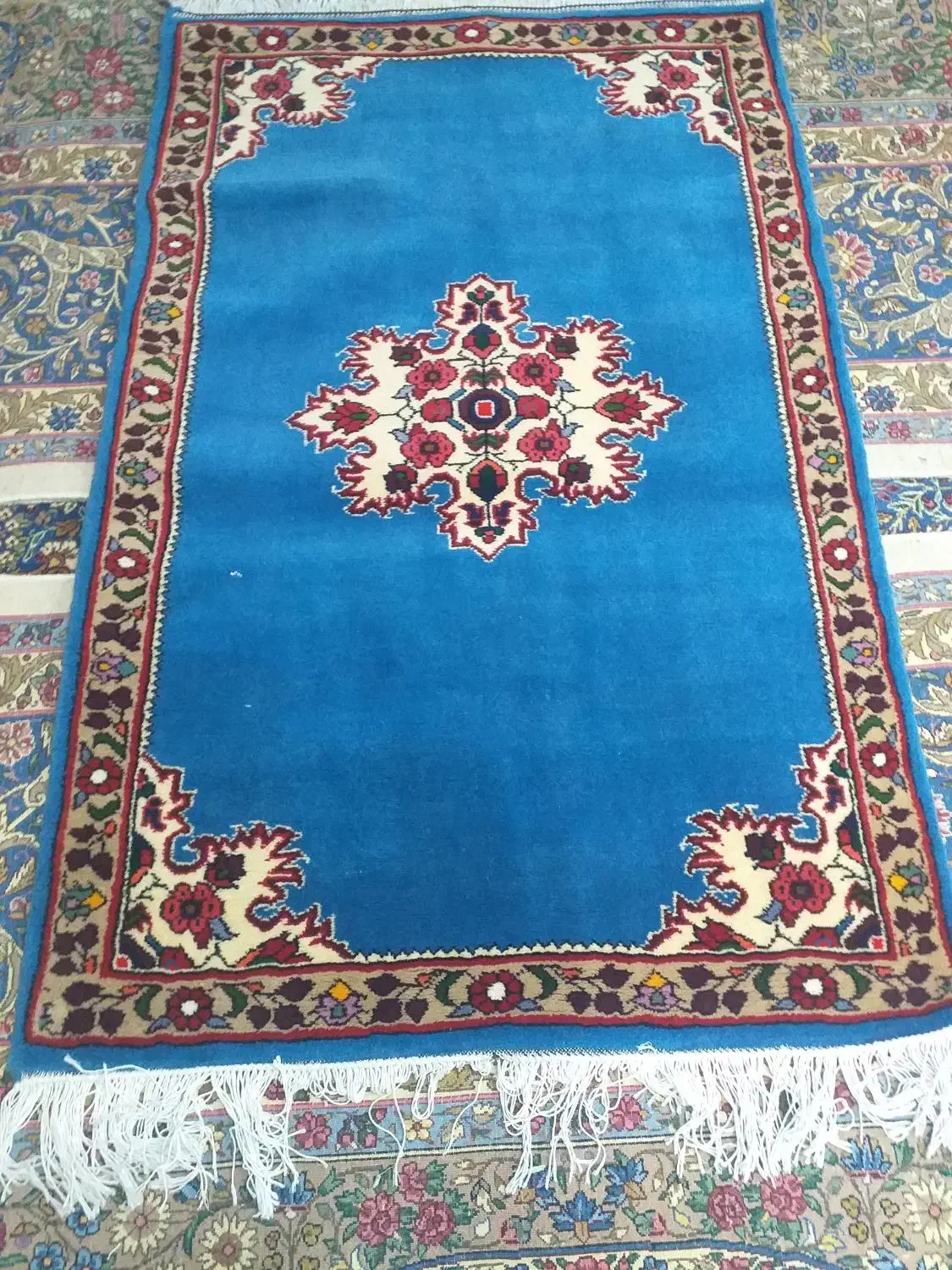 دو تخته فرش دستباف|فرش|کرمان, |دیوار