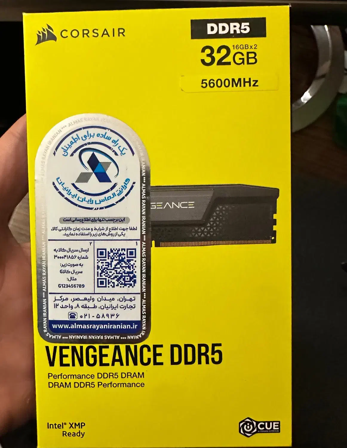 رم 16 5600 corsair گارانتی الماس|قطعات و لوازم جانبی رایانه|تهران, جمال‌زاده|دیوار