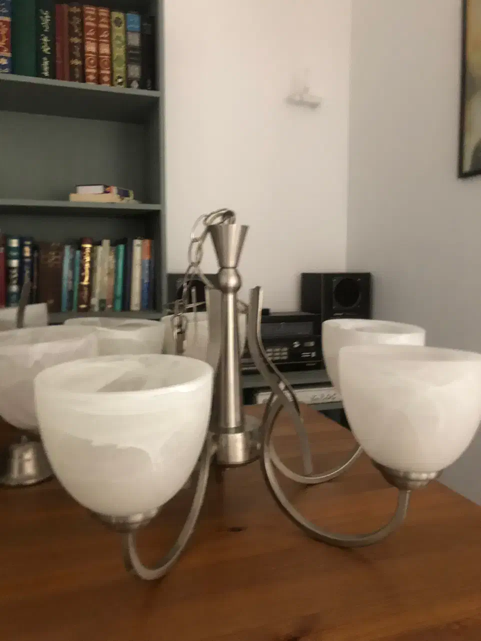 لوستر فلزی در حد نو|لوستر و چراغ آویز|شیراز, گلدشت معالی‌آباد|دیوار