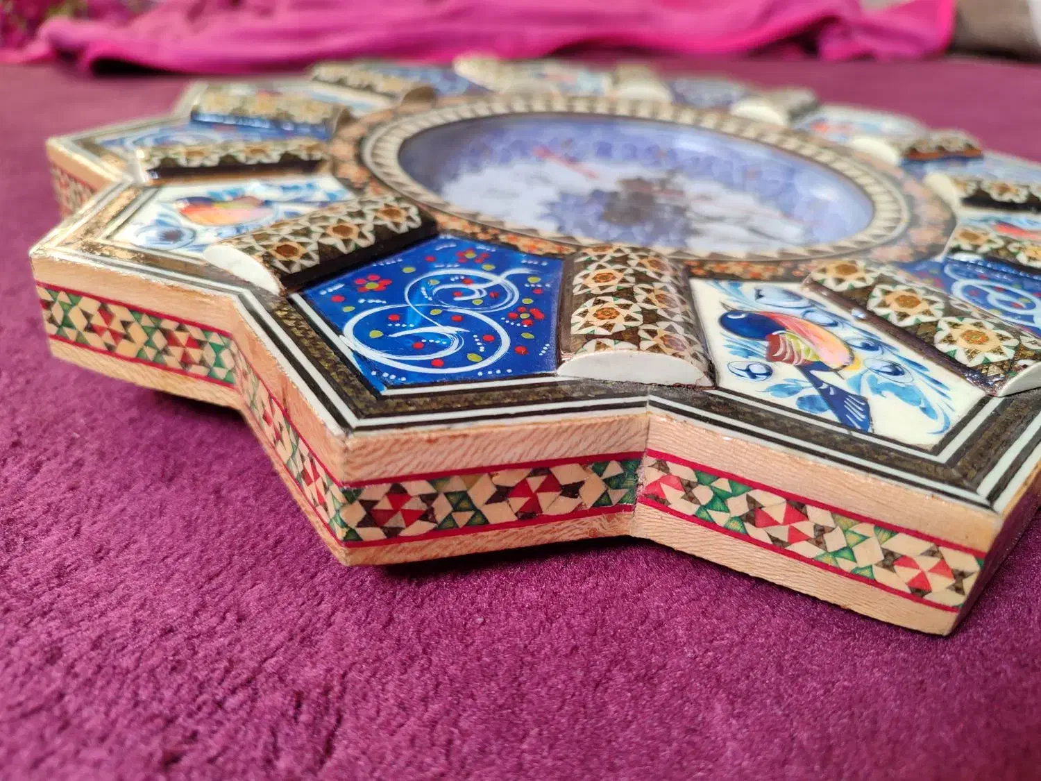 ساعت خاتم کاری سنتی|ساعت دیواری و تزئینی|بندرعباس, |دیوار