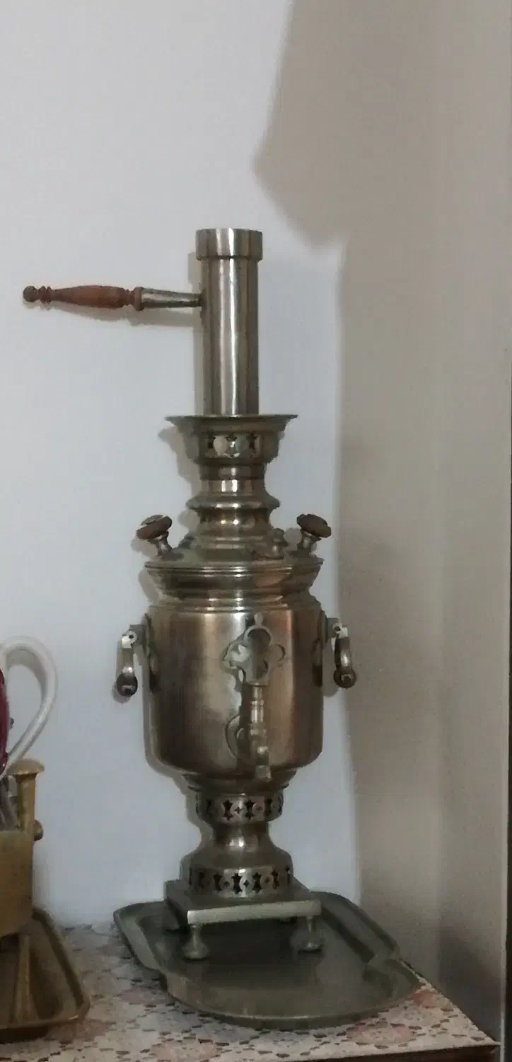 سماور زغالی قدیمی وسینی سماور|کلکسیون اشیاء عتیقه|تهران, سهروردی|دیوار