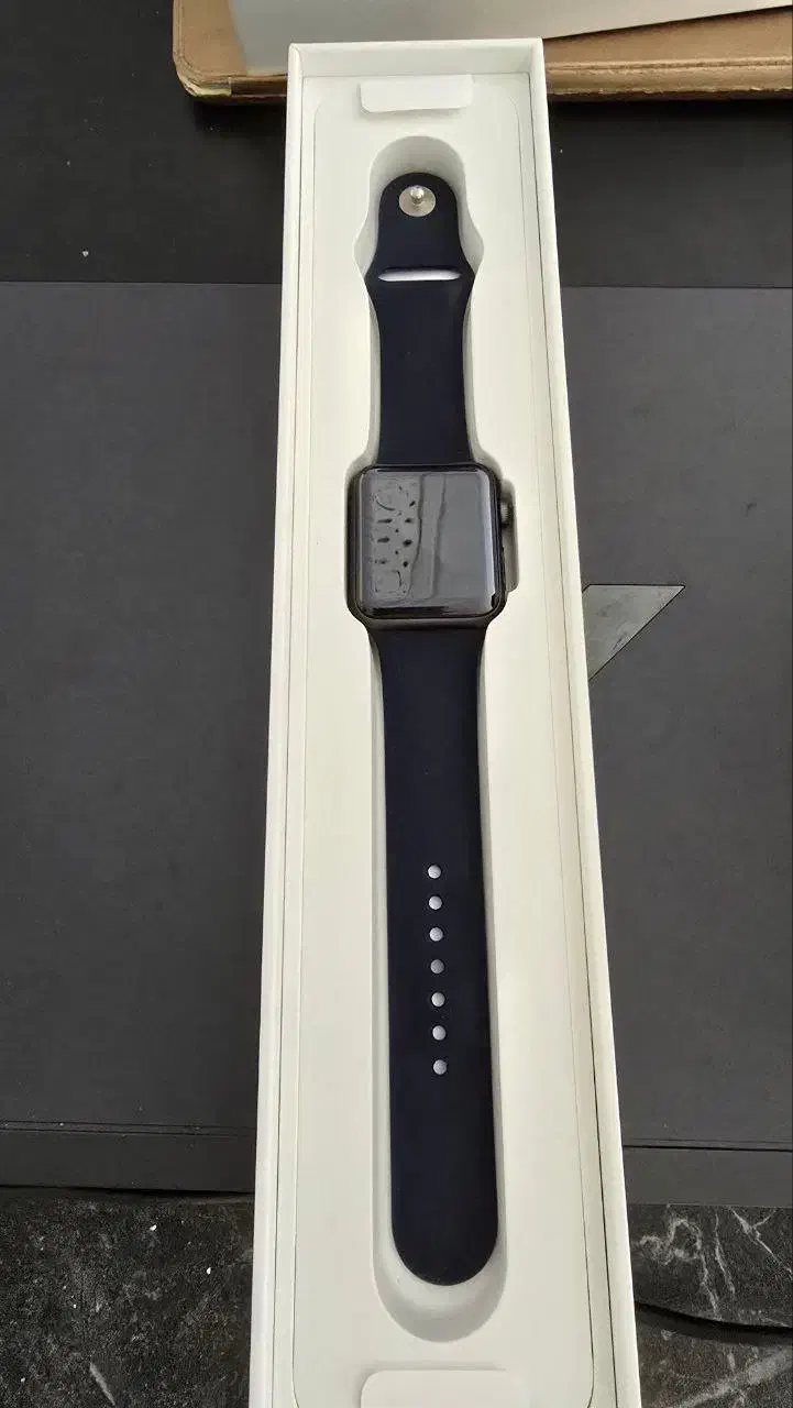 فروش اپل واچ سری سوم سایز 42 مشکی|ساعت|رشت, کوی یخ|دیوار