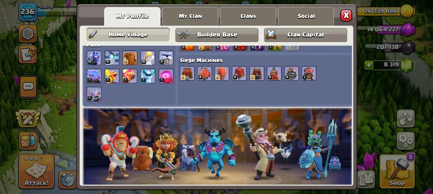 اکانت کلش آف کلنز تاون17مکس|کنسول، بازی ویدئویی و آنلاین|رشت, گلزاران|دیوار