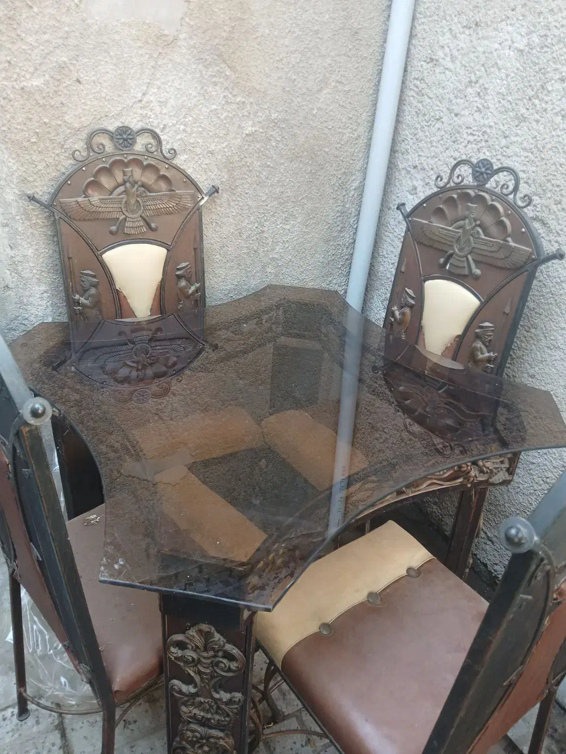 میز نهارخوری فرفورژه|میز و صندلی غذاخوری|مشهد, رسالت|دیوار