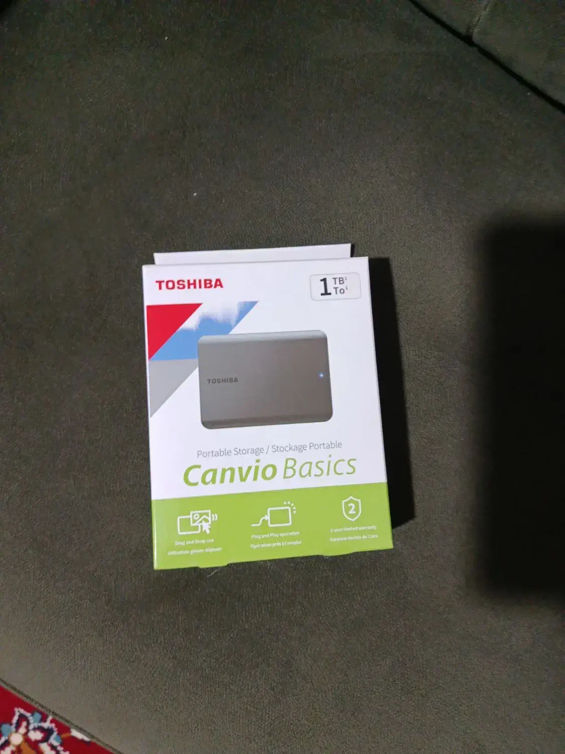 هارد اکسترنال توشیبا یک ترا|قطعات و لوازم جانبی رایانه|مشهد, طلاب|دیوار