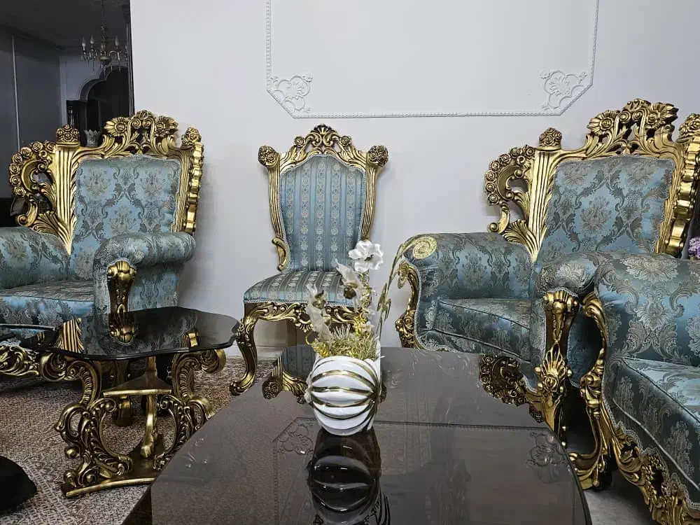 مبل استیل سلطنتی|مبلمان خانگی و میز عسلی|شیراز, شیمی گیاه|دیوار