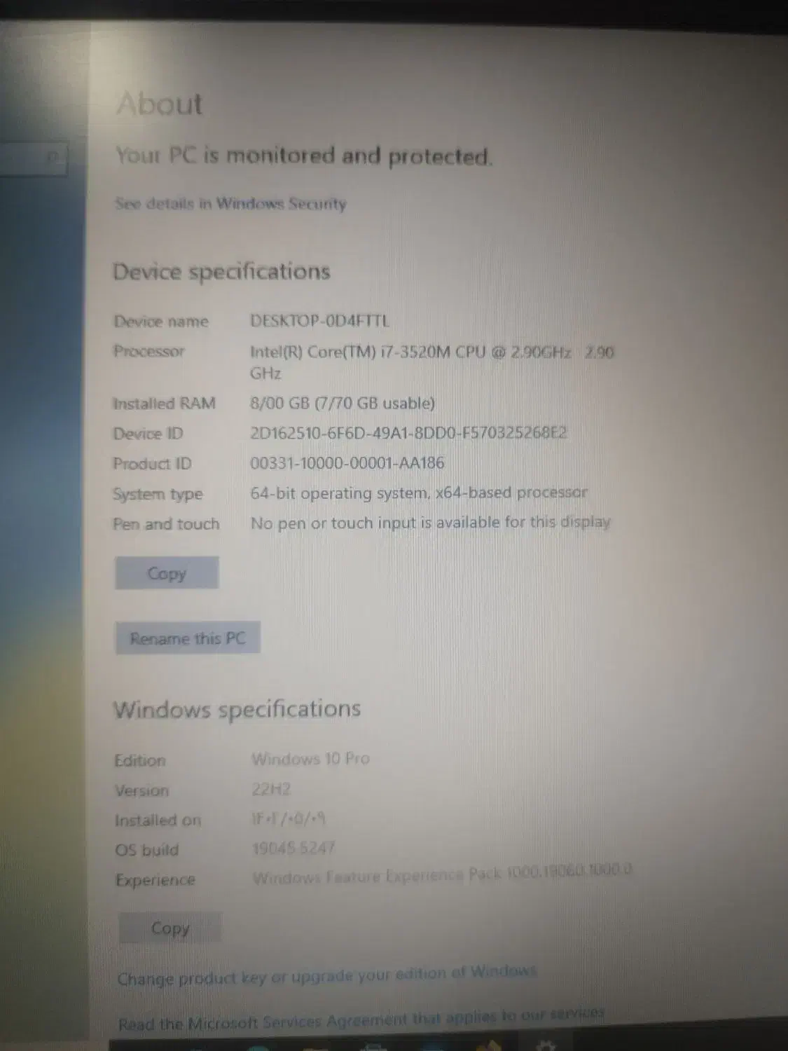 لبتاب core i7.  نسل ۳.|رایانه همراه|اهواز, کوی علوی|دیوار