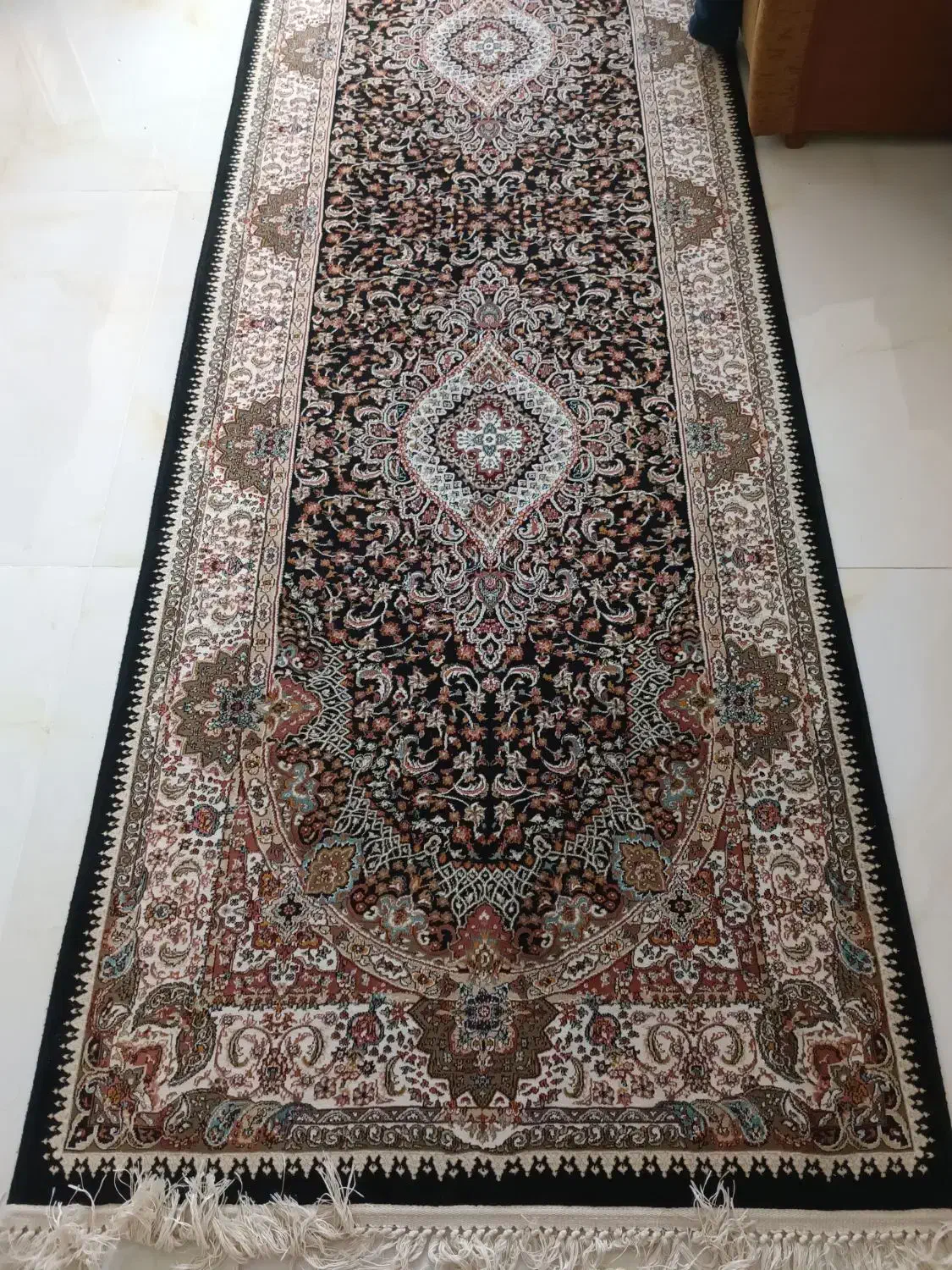 دوعدد قالیچه ی ۴متری راهرویی|فرش|شوش, |دیوار