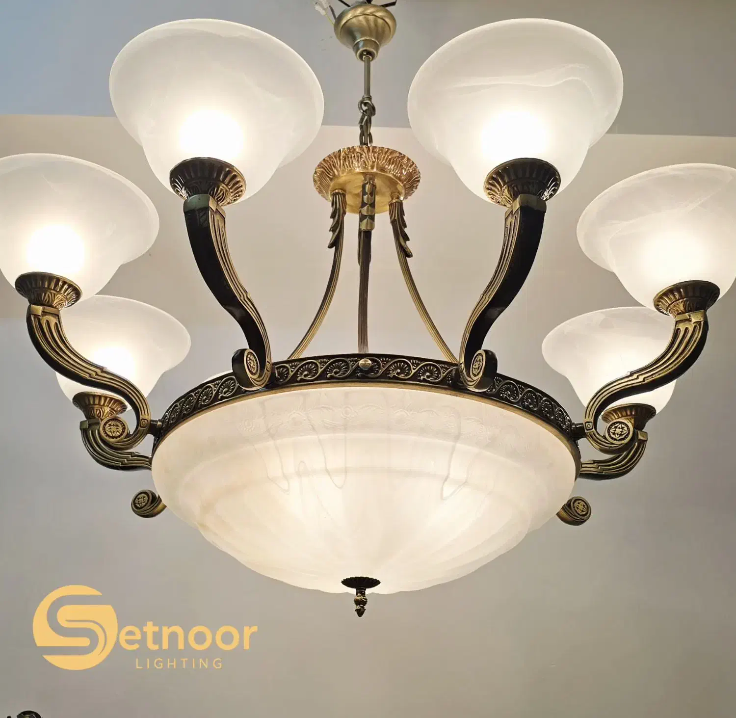 منتخب لوسترهای برنز لوکس ست نور(قیمت تماس حضور)|لوستر و چراغ آویز|تهران, اقدسیه|دیوار