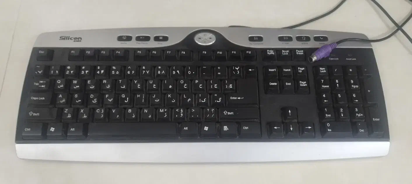 کیبورد silicon|قطعات و لوازم جانبی رایانه|اردبیل, |دیوار