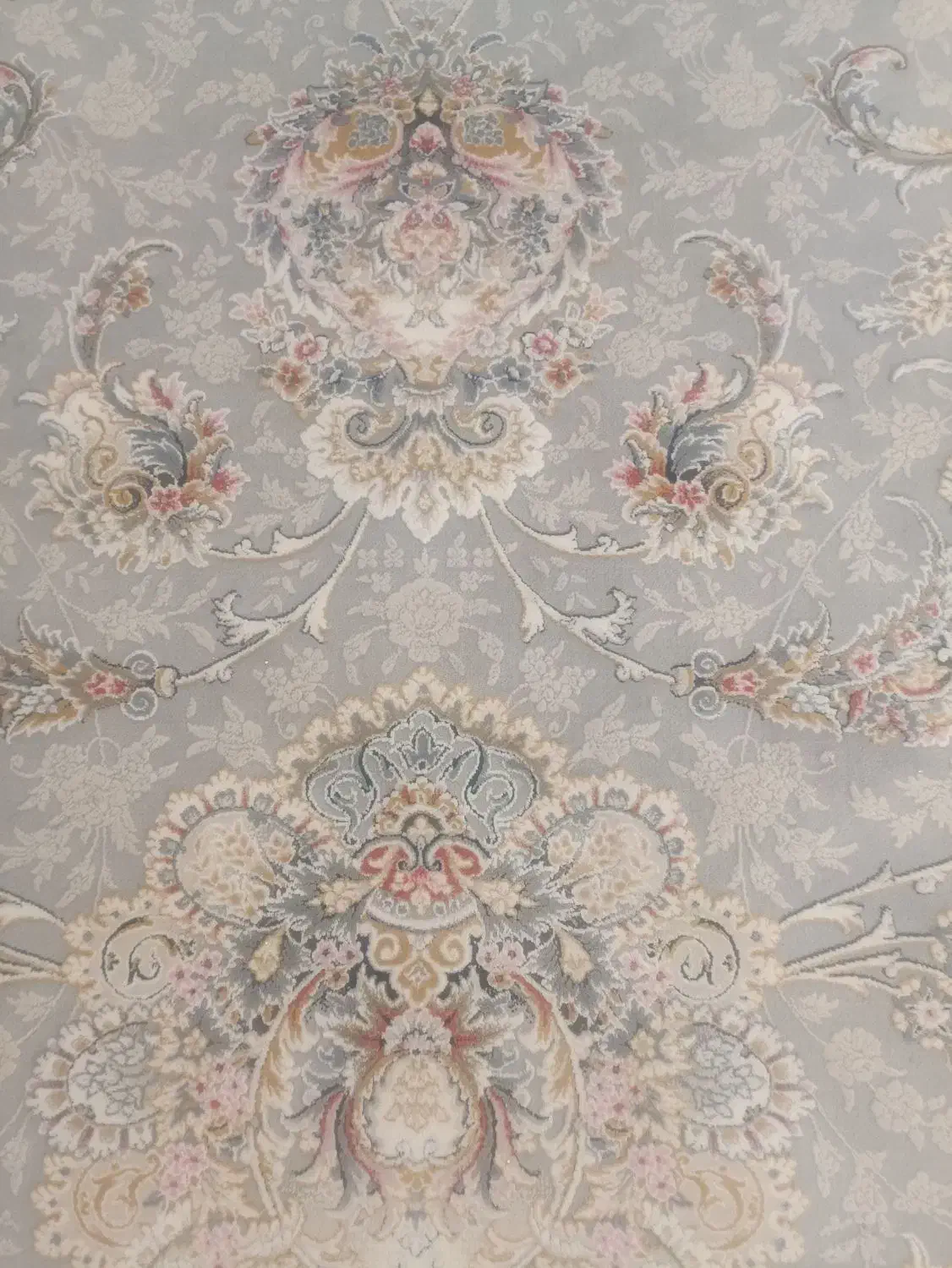 فروش دو عدد فرش گل برجسته1200شانه تراکم 3600|فرش|بروجن, |دیوار