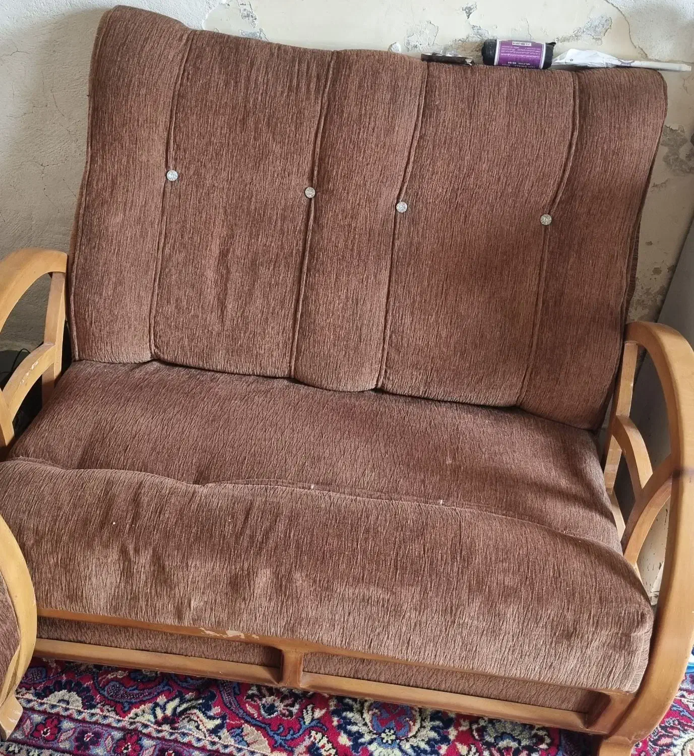 مبل هفت نفره مخمل تمیز|مبلمان خانگی و میز عسلی|اهواز, حصیرآباد|دیوار