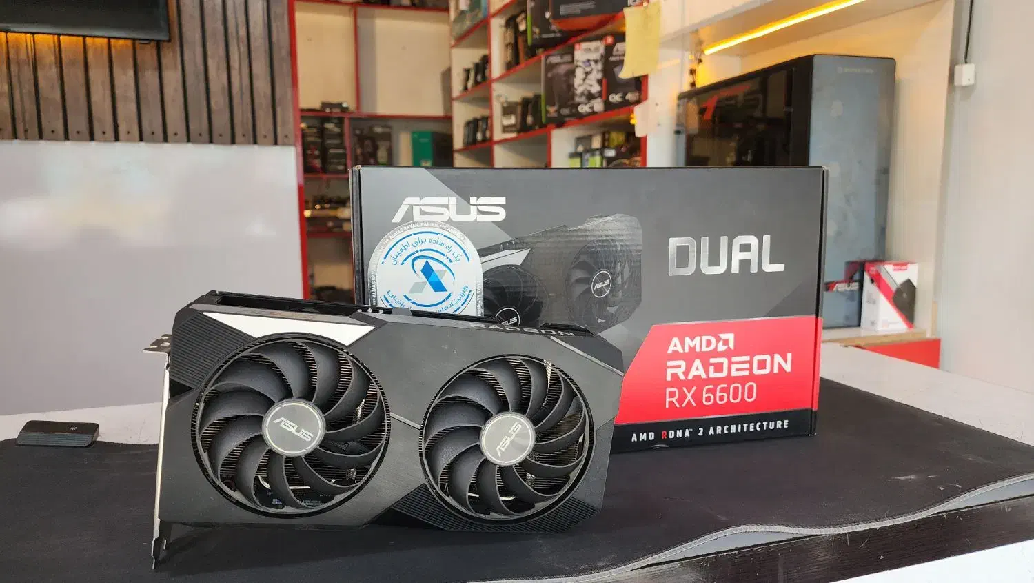 RX6600 ASUS DUAL دد حد آک|قطعات و لوازم جانبی رایانه|خرمآباد, |دیوار