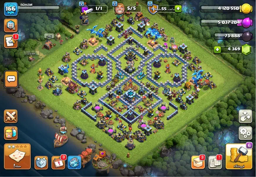 فروش سه اکانت کلش آف کلنز|کنسول، بازی ویدئویی و آنلاین|پرند, فاز ۲|دیوار